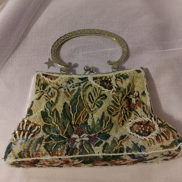 👛Vintage Style Beaded Clip Purse - Picture 2 of 6